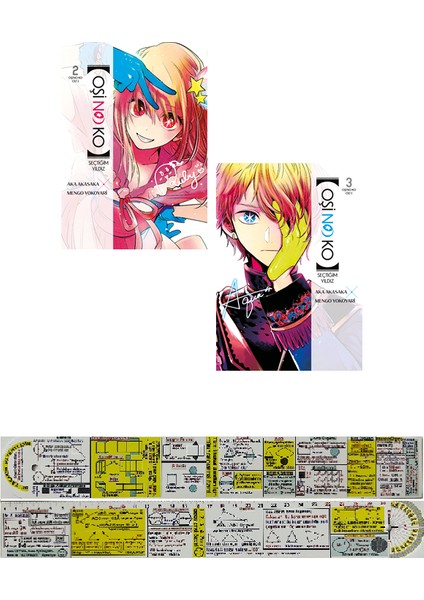 Oşi No Ko 2-3. Ciltler Manga Seti + Matematik Öğreten Cetvel