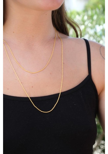 Altın Halat Kolye modelleri