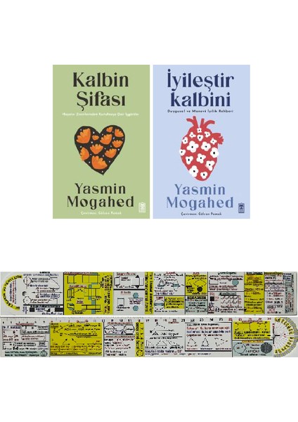 Yasmin Mogahed 2 Kitap Set / Kalbin Şifası + Iyileştir Kalbini + Matematik Öğreten Cetvel