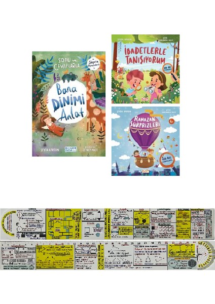 Şeyda Apaydın 3 Kitap Set / Bana Dinimi Anlat + Ibadetlerle Tanışıyorum + Ramazan Sürprizleri