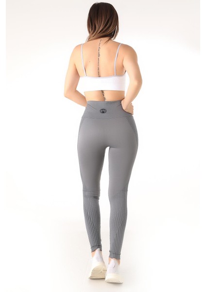 Gym Yüksek Bel Seamless Desenli Tayt indirimleri