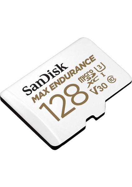 Ev Güvenlik Kameraları ve Araç Kameraları Için Maksimum Dayanıklılık Microsdhc 128GB Sd Adaptör, 60.000 Saate Kadar, Full Hd / 4K Videolar, 100/40 Mb/sn'ye Kadar Okuma/yazma Hızları