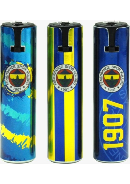Fenerbahçe Metal Case Üçlü Çakmak Seti