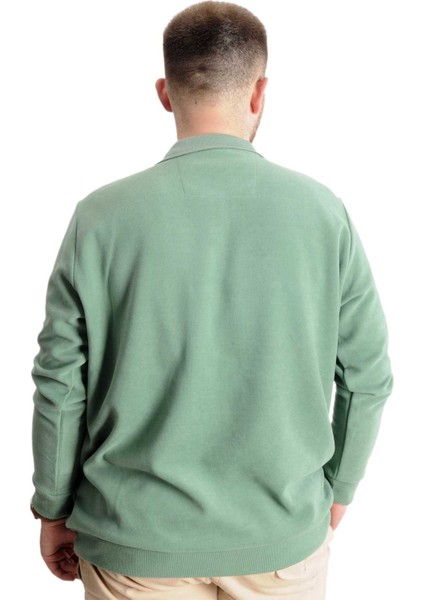 Büyük Beden Sweat Selanik Crown Of A King 23447 Çağla