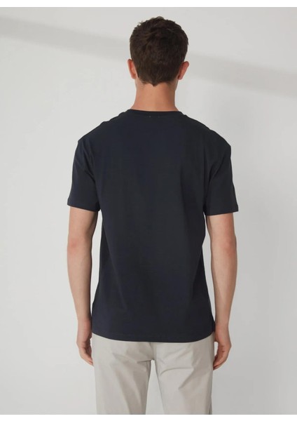 Bisiklet Yaka Baskılı Erkek T-shirt indirimleri