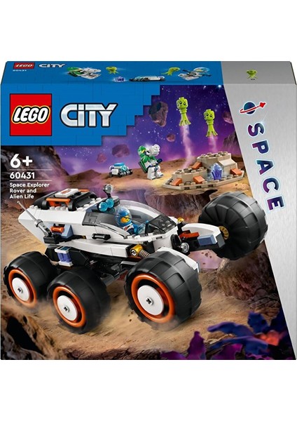 City Uzay Keşif Robotu ve Uzaylı Canlı 60431 modelleri