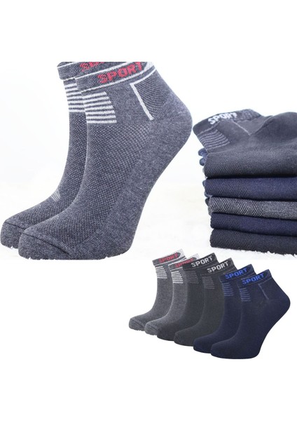 Kral Socks Erkek 6 Çift Pamuklu Basic Derbili Çorap