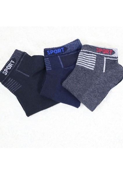 Kral Socks Erkek 6 Çift Pamuklu Basic Derbili Çorap