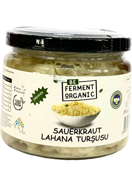 Beferment Organic Sade Saurkraut Lahana Turşusu 250 G