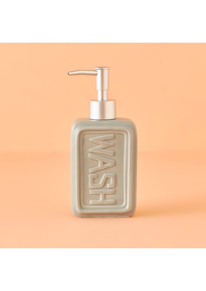 Wash Sıvı Sabunluk Yeşil (8X5X18 Cm)