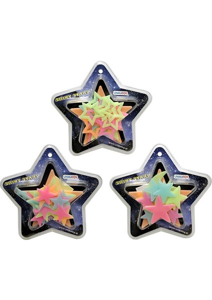 Karanlıkta Parlayan Renkli Yıldızlar fırsatları