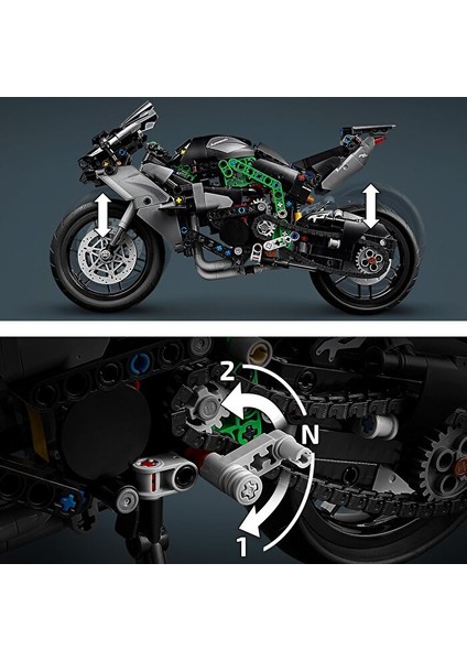 Technic Kawasaki Ninja H2R Motosiklet 42170 fırsatları