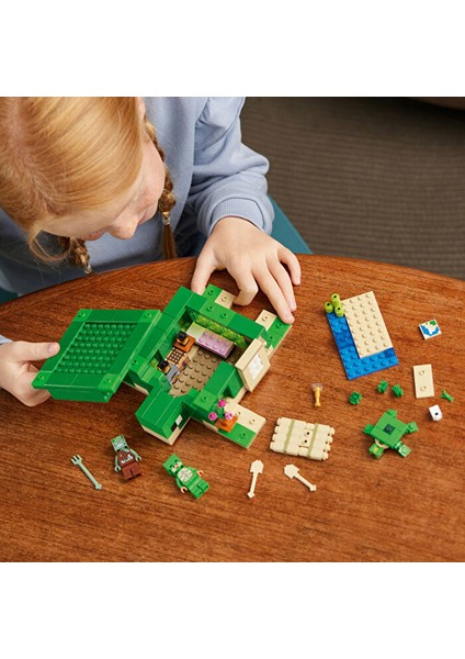 Minecraft Kaplumbağa Plaj Evi 21254 indirimleri