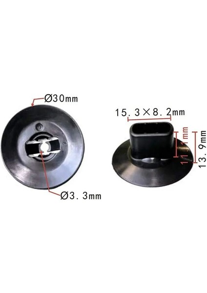 Dacia Için 10 Adet Davlumbaz, Bagaj Kaplama Klipsi 7703081056 modelleri