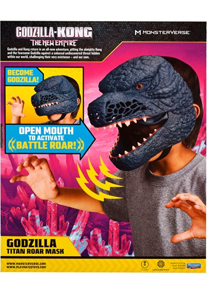 ve Kong Sesli Maske Godzilla