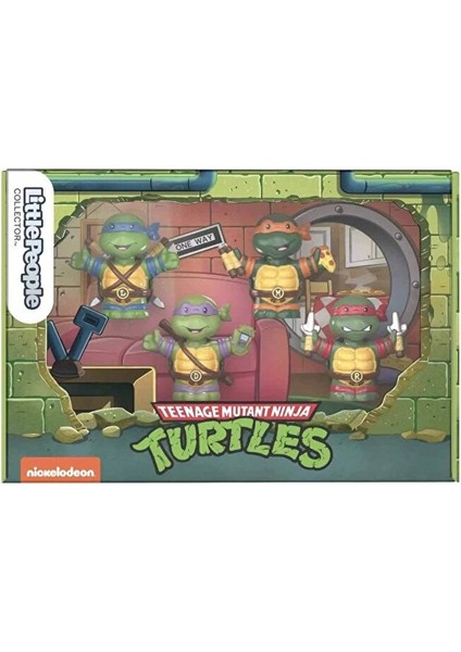 Little People Collector Teenage Mutant Ninja Turtles Special Edition Set HPM43