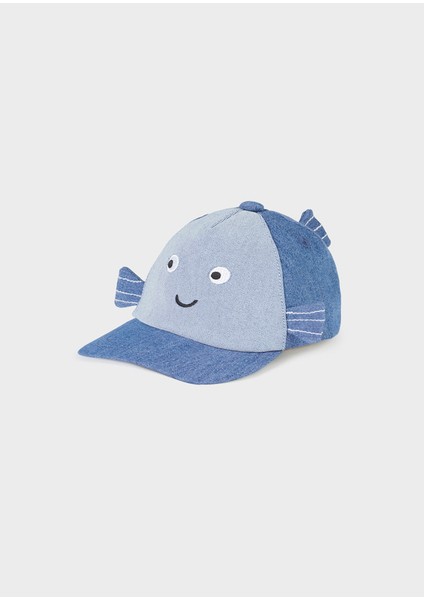 Bebek Yenidoğan Denim Şapka 9724