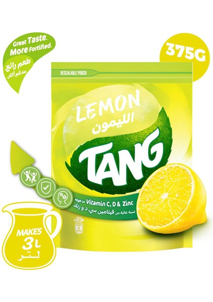 Limon Aromalı Toz Içeçek Meyve Suyu 375 g