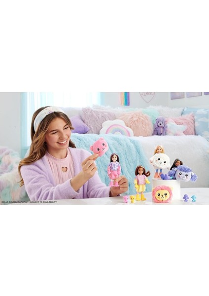 Cutie Reveal Bebekler Chelsea Sevimli Kostümler Serisi Kaniş HKR20