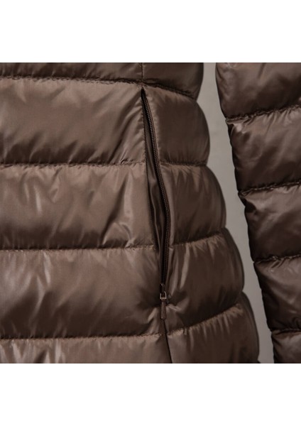 %100 Kaz Tüyü Mont Kahve S - Vera Koleksiyonu modelleri