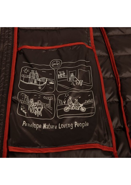 %100 Kaz Tüyü Mont Kahve S - Vera Koleksiyonu indirimleri