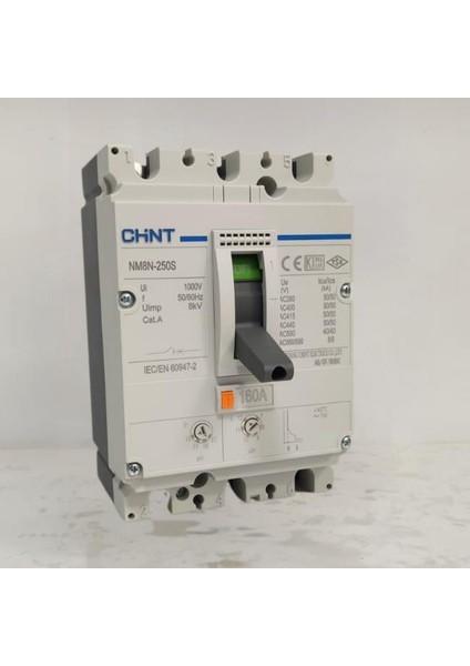 - NM8N-250S TM/160 3p 160A Ayarsalı Kompakt Şalter