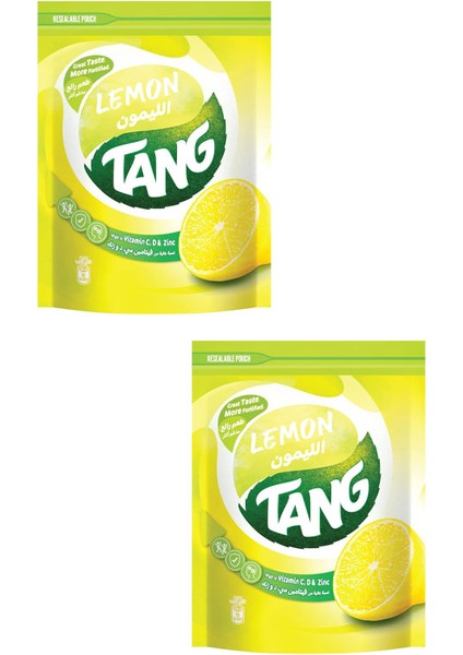 Limon Aromalı Toz Içeçek Meyve Suyu 2 x 375 G