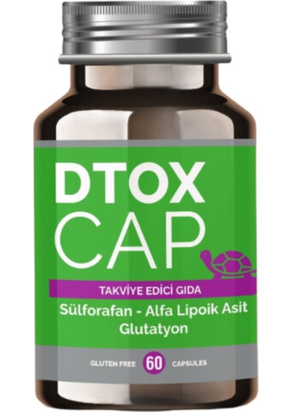 Dtox Cap 60 Kapsül KARACİĞERİNİZ VE VÜCUT DA BİRİKMİŞ OLAN TOKSİTLERİ ATALIM.