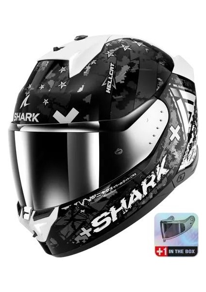Skwal I3 Hellcat Kapalı Kask