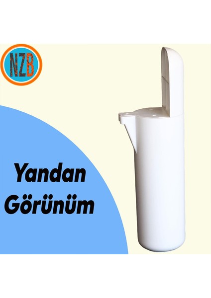Mobilya Yükseltici Sehpa Kanepe Tv Ünitesi Koltuk Ayağı Baza Ayakları Kapsül Mat Beyaz 18 cm modelleri