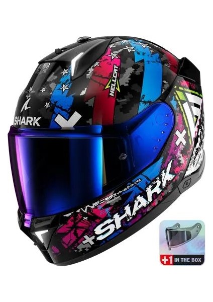 Skwal I3 Hellcat Kapalı Kask