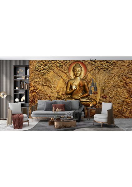 Buda Duvar Kağıdı Meditasyon Duvar Resmi Oturma Odası Duvar Posteri