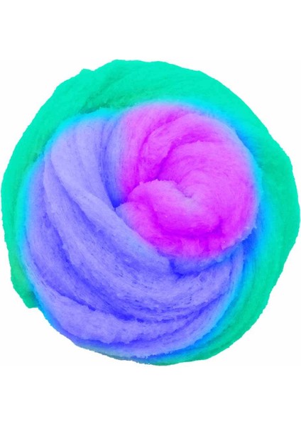 Neon Fluffy Cloudz Butterfly Slime