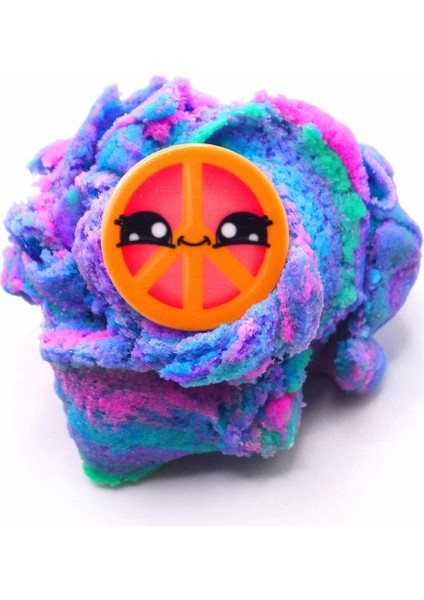 Neon Fluffy Cloudz Butterfly Slime