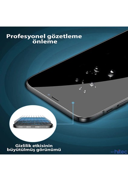 Apple Iphone 15 Pro Tam Kaplayan Darbe Dayanıklı Parlak Esnek Kırılmaz Ekran Koruyucu