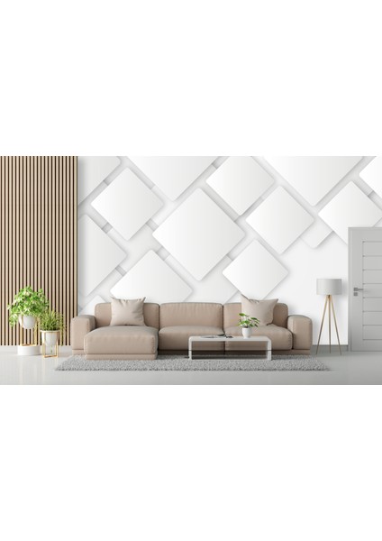3 Boyut Görünümlü Duvar Kağıdı Modern Duvar Resmi Oturma Odası Duvar Posteri