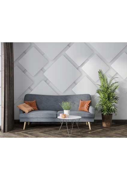 3 Boyut Görünümlü Duvar Kağıdı Modern Duvar Resmi Oturma Odası Duvar Posteri