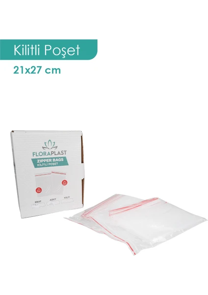 21X27 Kilitli Poşet (300 Adet)