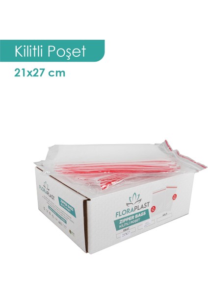 21X27 Kilitli Poşet (300 Adet)