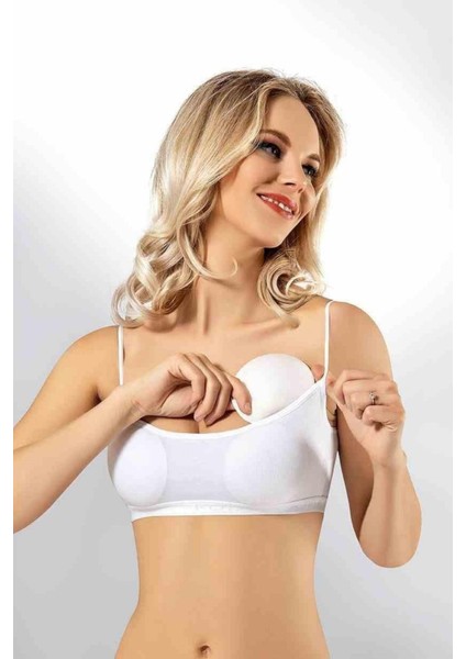 Kadın Pedli Ip Askılı Büstiyer 6312