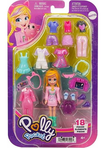 Polly Pocket Farklı Kombin Eğlencesi Oyun Setleri HRD60