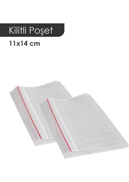 Akar Plastik Akatplastik  11X14KİLİTLİ Poşet (1000 Adet)