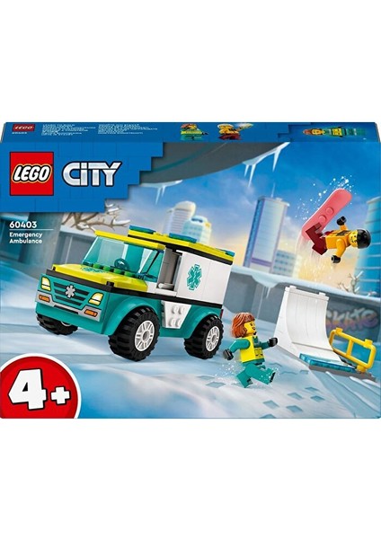 City Acil Ambulansı ve Snowboardcu 60403