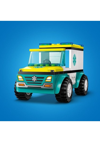 City Acil Ambulansı ve Snowboardcu 60403