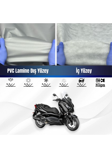 Ultra Shop Yamaha X-Max 125 Abs Su Geçirmez Motosiklet Brandası 4 Mevisme Uygun Motor Branda