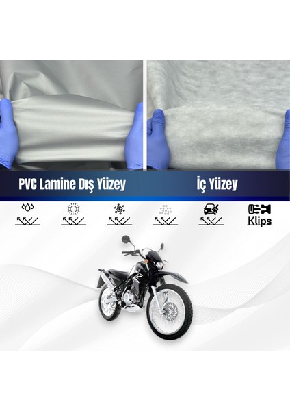 Ultra Shop Yamaha Xt 125 R Su Geçirmez Motosiklet Brandası 4 Mevisme Uygun Motor Branda