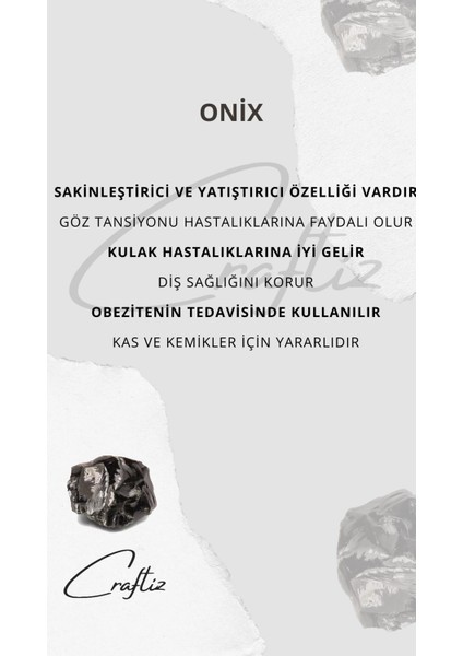 Onix Gua Sha Yüz Masajı Taşı