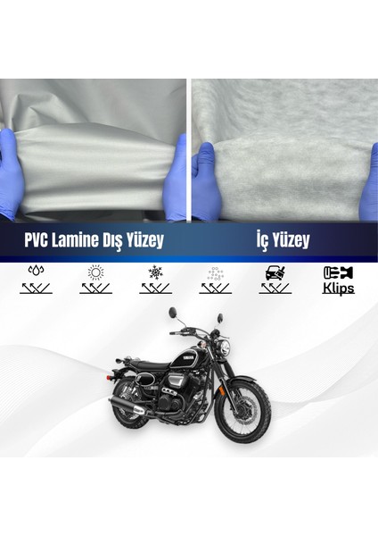 Ultra Shop Yamaha SCR950 Su Geçirmez Motosiklet Brandası 4 Mevisme Uygun Motor Branda