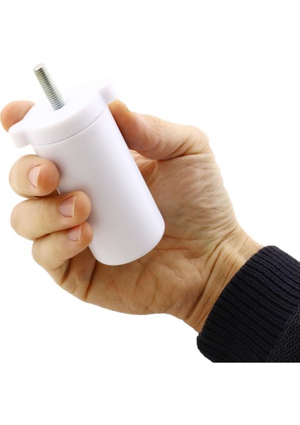 20'li Set Sedir Lüks Mobilya Kanepe Koltuk Tv Ünitesi Yükseltici Destek Ayağı Ayakları 12 cm Beyaz