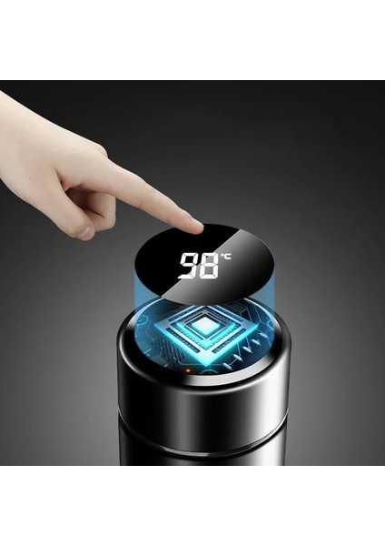 Kişiye Özel Isim Yazılabilir Hediyelik Kapağı Dereceli Isimli 500 ml Termos Bardak